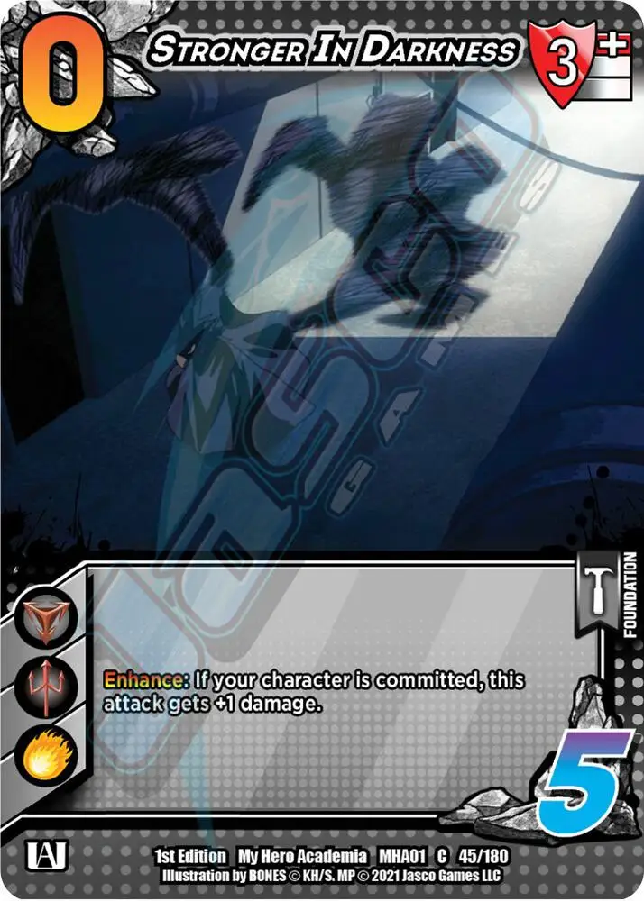 Stronger in Darkness card front