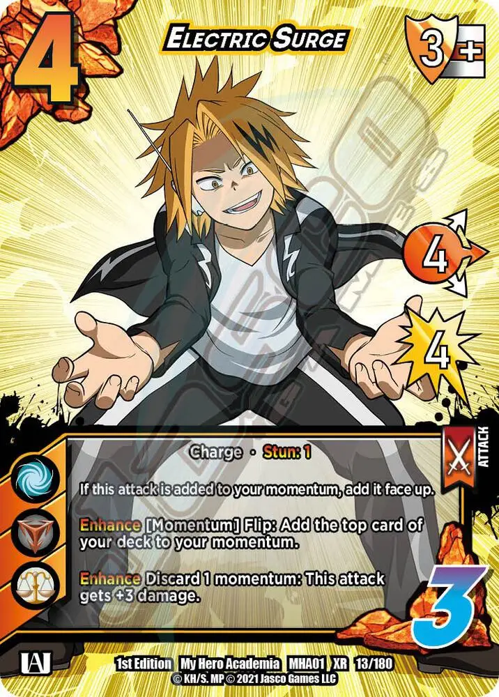 Electric Surge (XR) card front