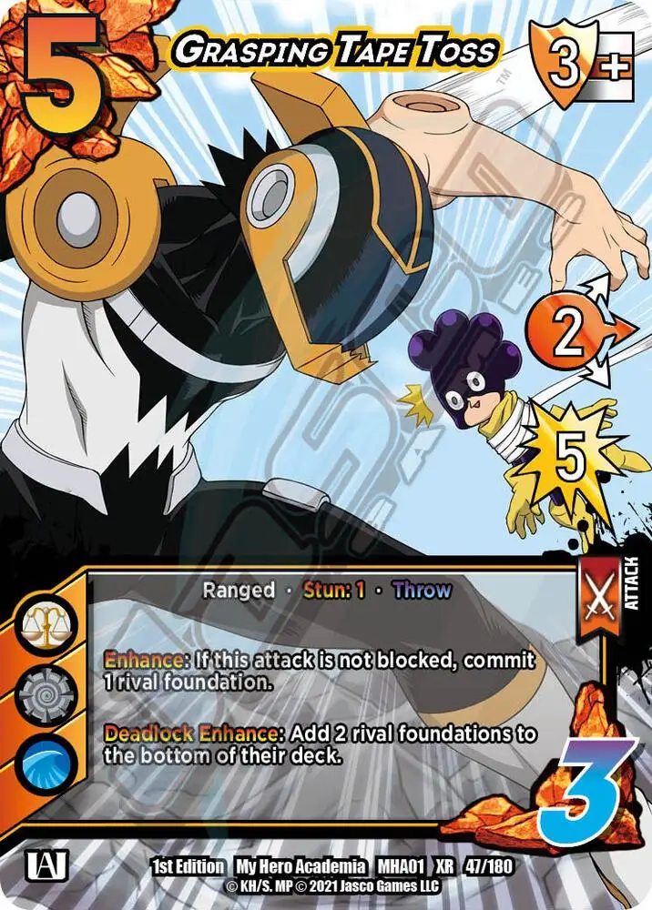 Grasping Tape Toss (XR) card front