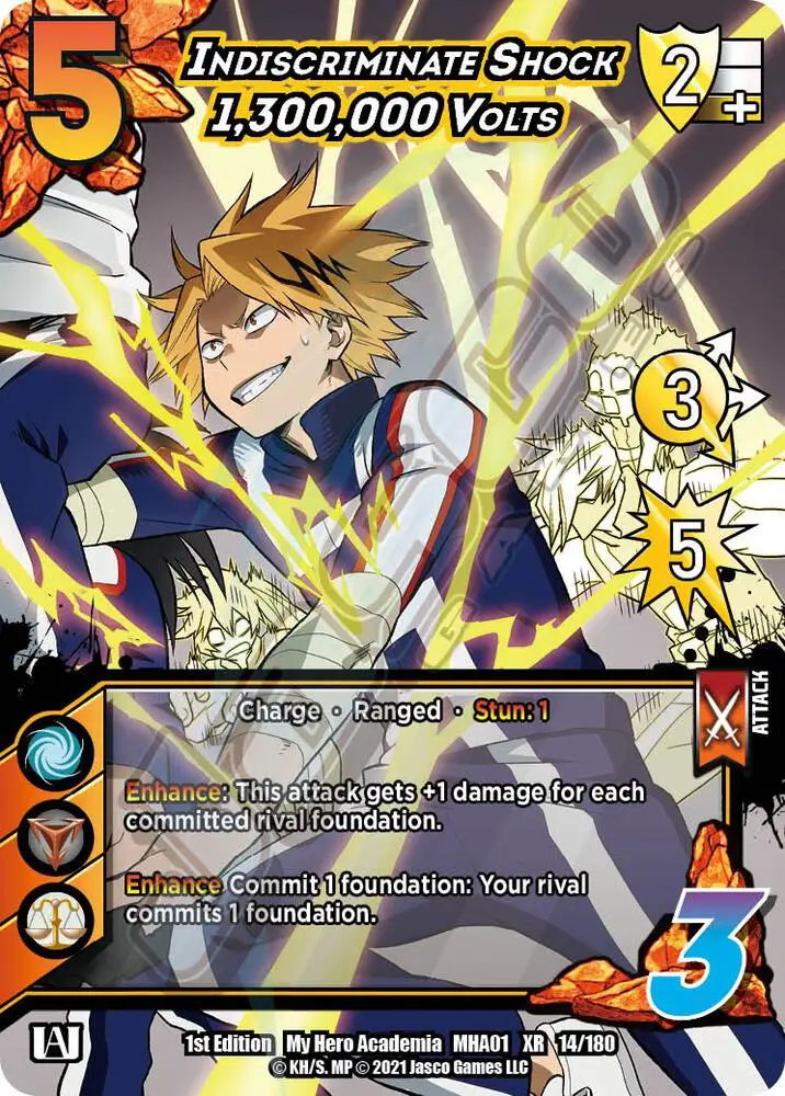 Indiscriminate Shock 1,300,000 Volts (XR) card front