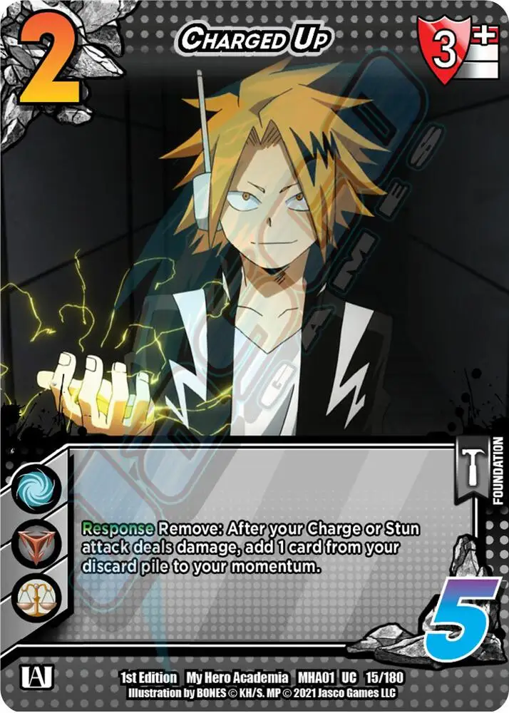 Charged Up card front