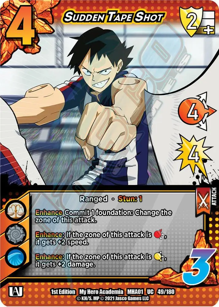 Sudden Tape Shot card front