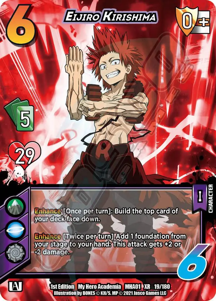 Eijiro Kirishima (XR) card front