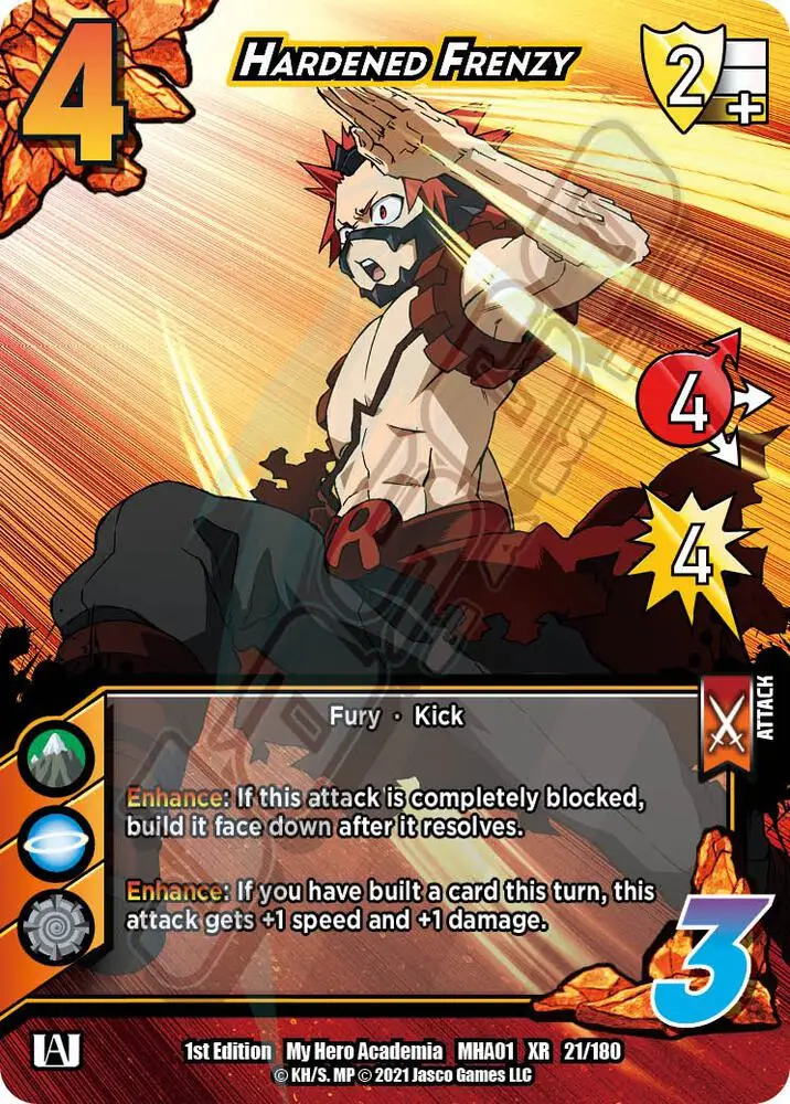 Hardened Frenzy (XR) card front