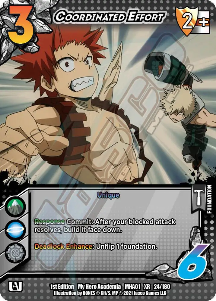 Coordinated Effort (XR) card front