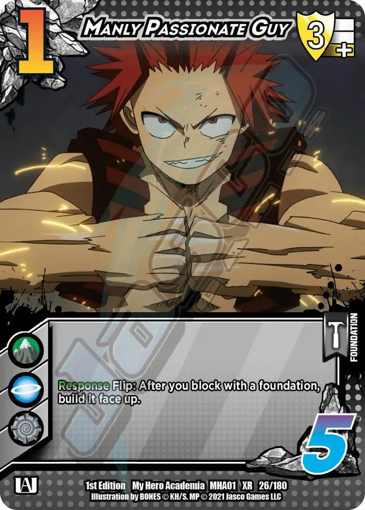 Manly Passionate Guy (XR) card front