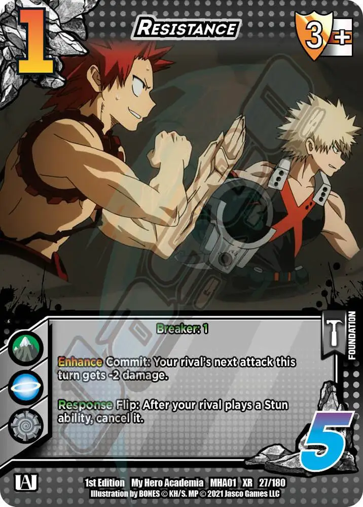 Resistance (XR) card front