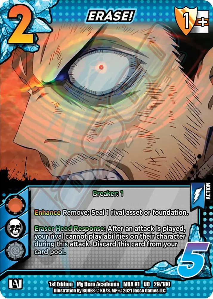 ERASE! card front