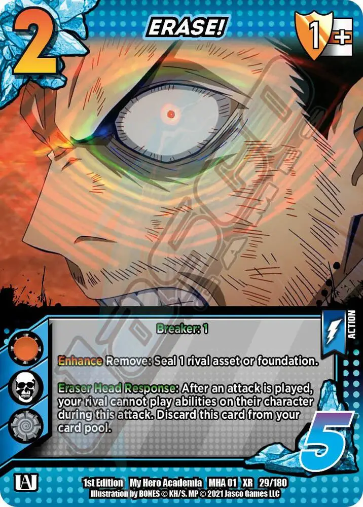 ERASE! (XR) card front