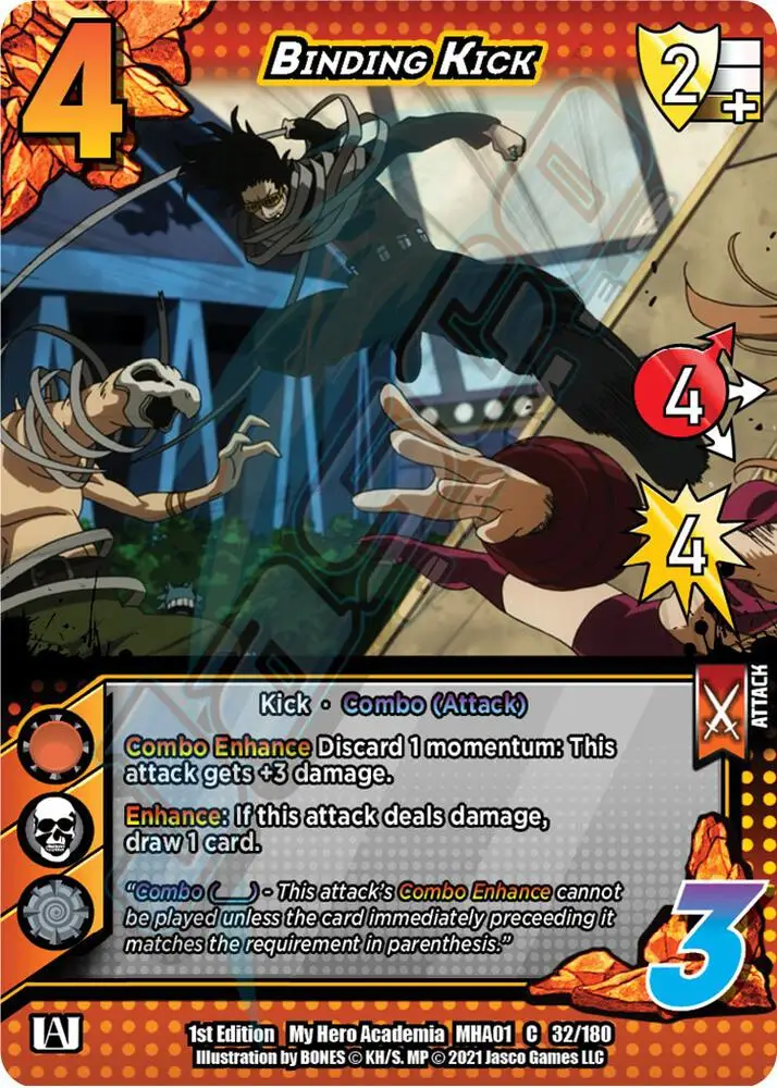 Binding Kick card front