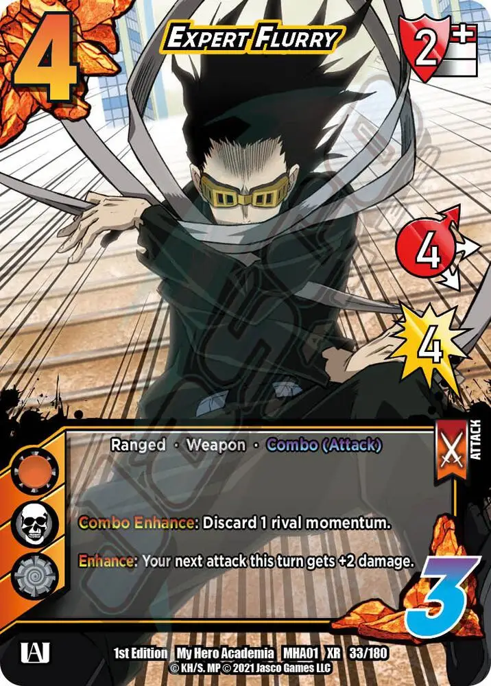 Expert Flurry (XR) card front