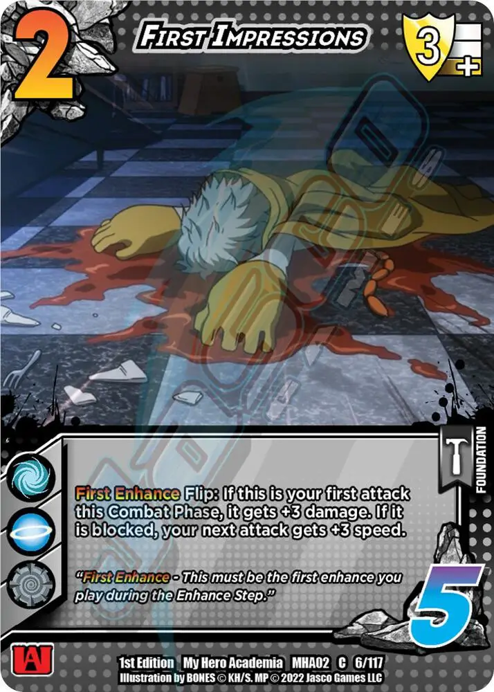 First Impressions card front