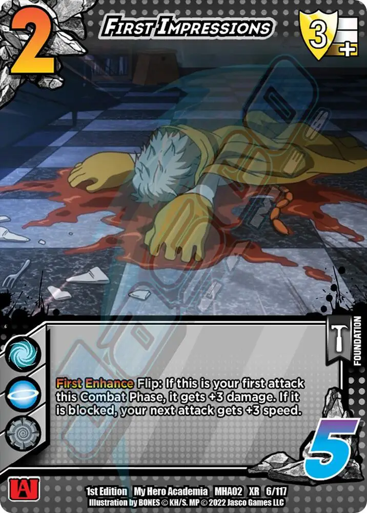 First Impressions (XR) card front