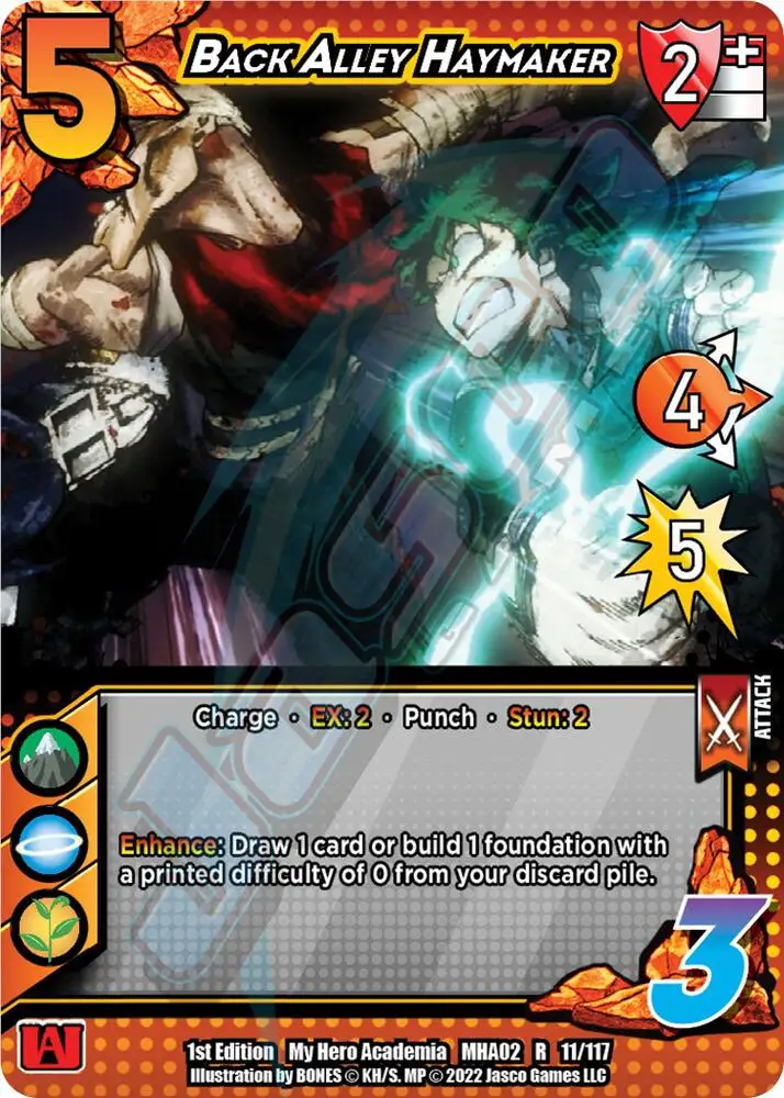 Back Alley Haymaker card front