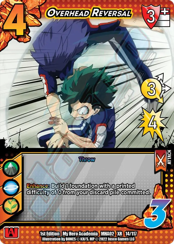 Overhead Reversal (XR) card front