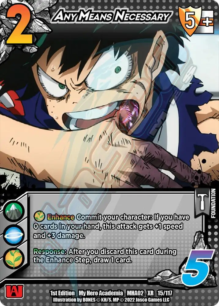 Any Means Necessary (XR) card front