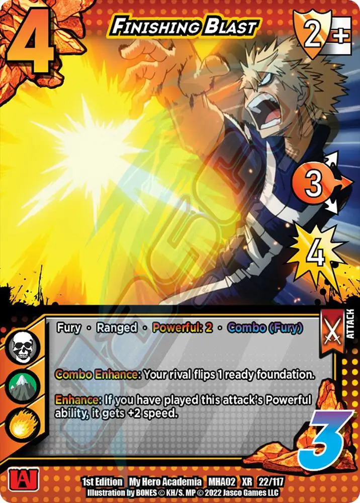 Finishing Blast (XR) card front