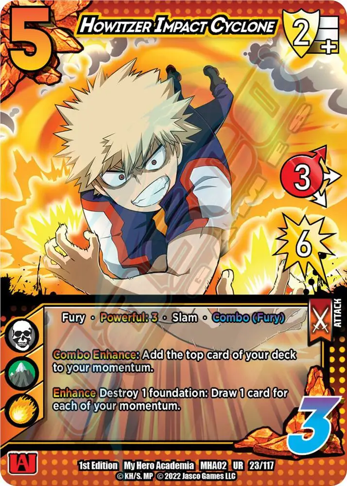 Howitzer Impact Cyclone card front