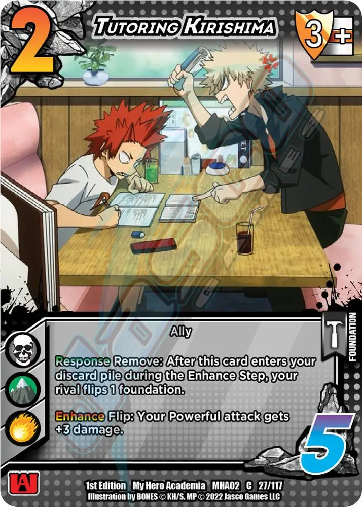 Tutoring Kirishima card front