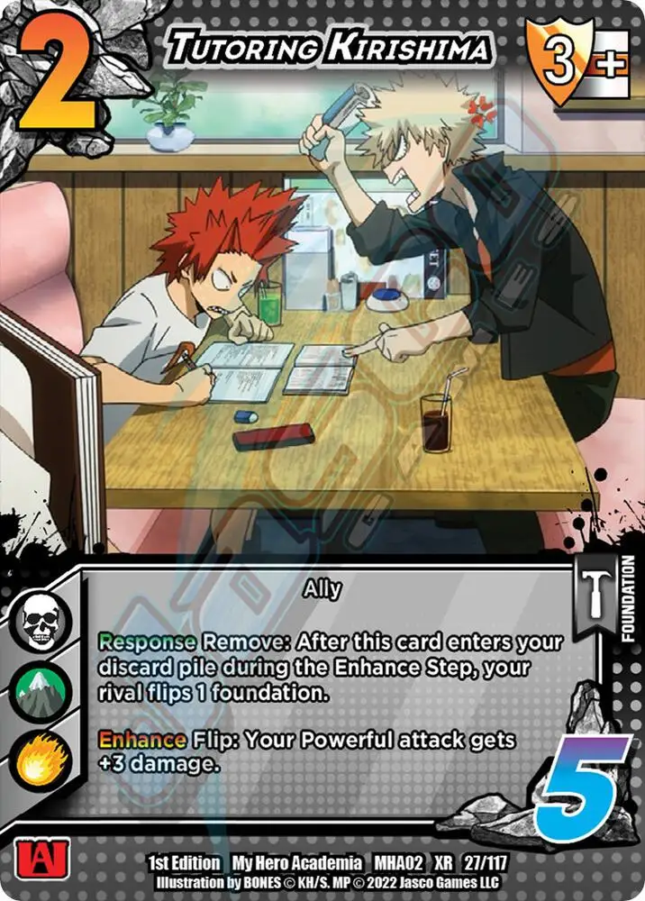 Tutoring Kirishima (XR) card front
