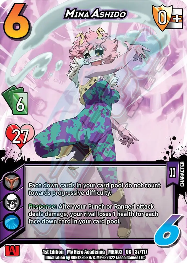 Mina Ashido card front