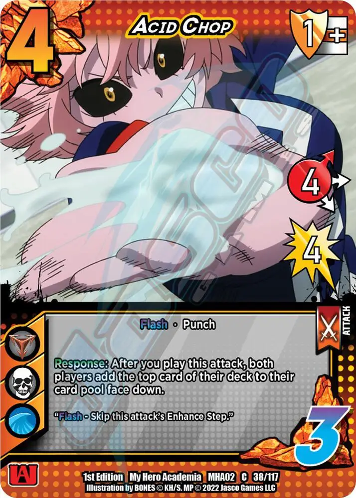 Acid Chop card front