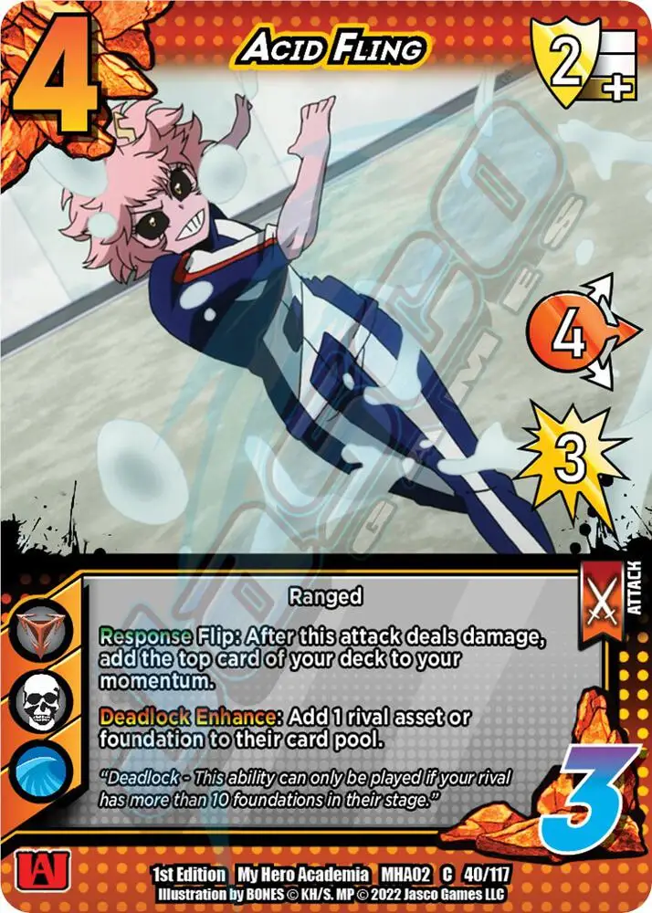 Acid Fling card front