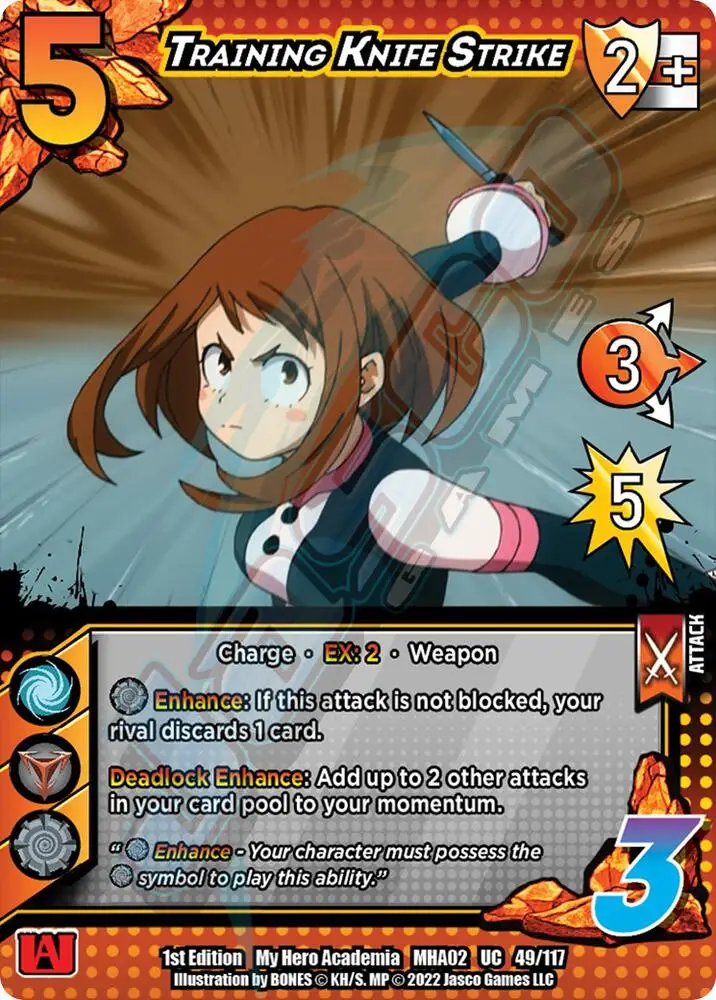 Training Knife Strike card front