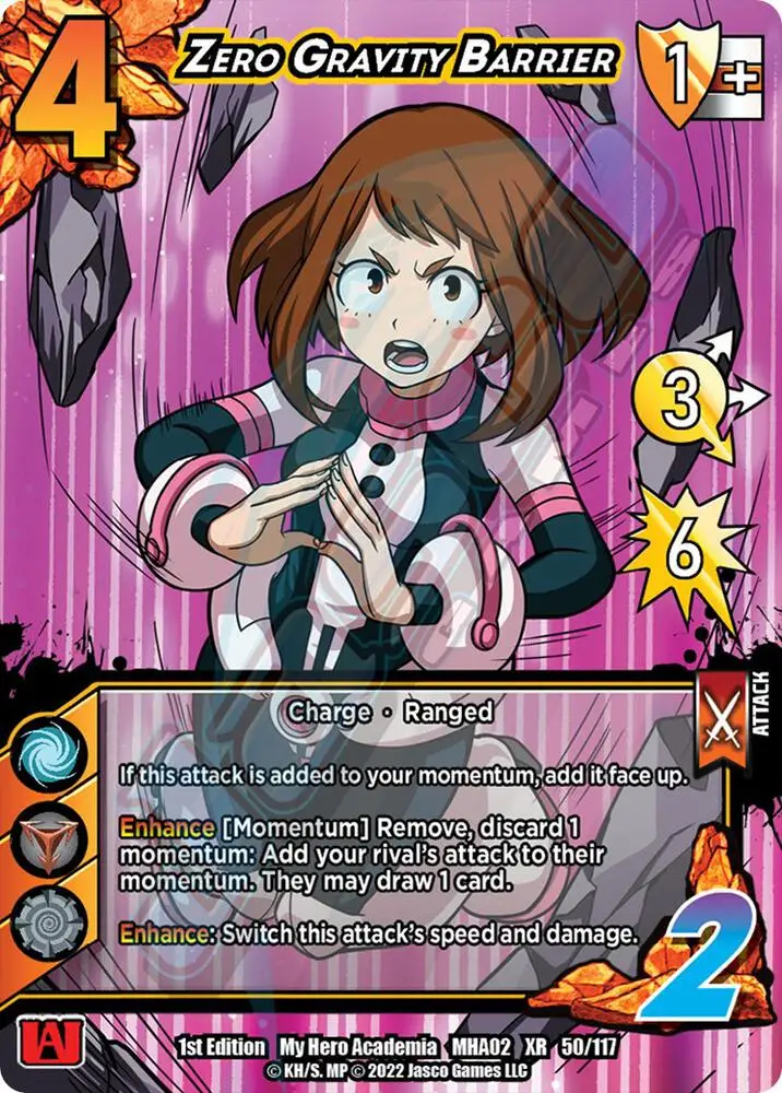 Zero Gravity Barrier (XR) card front