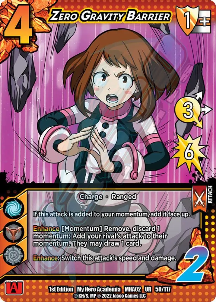 Zero Gravity Barrier card front