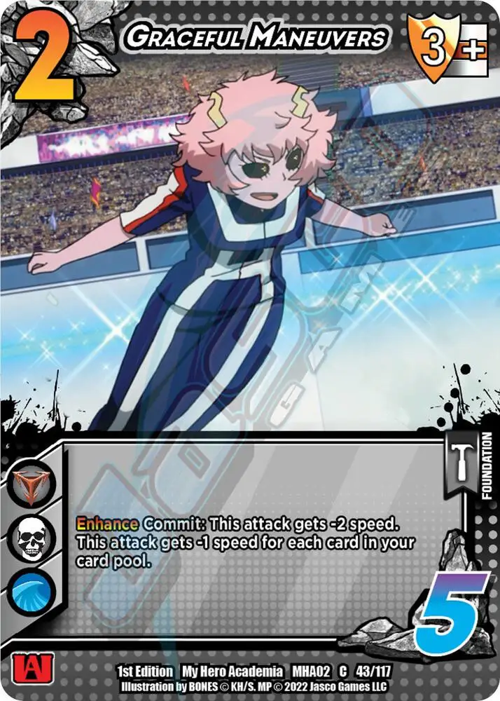 Graceful Maneuvers card front