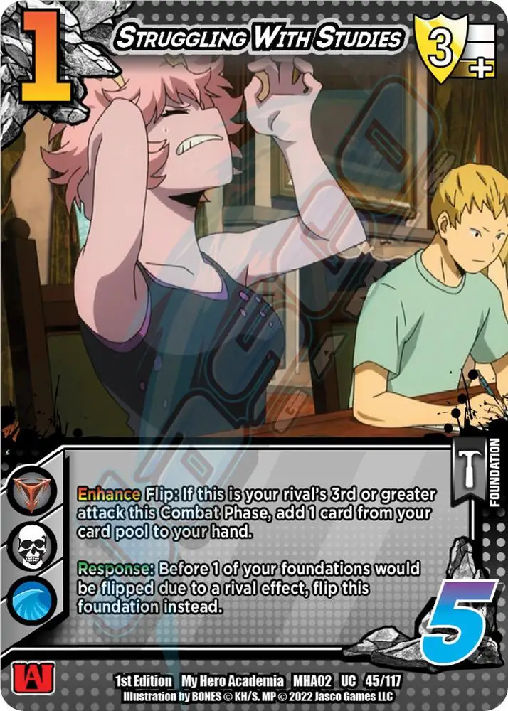 Struggling With Studies card front