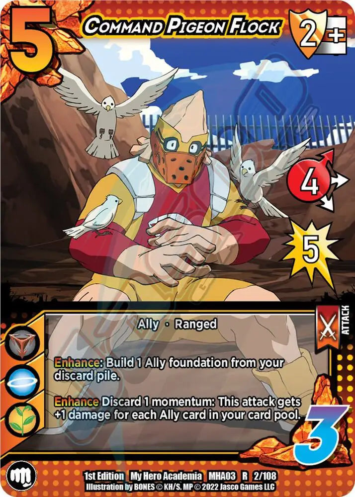 Command Pigeon Flock card front