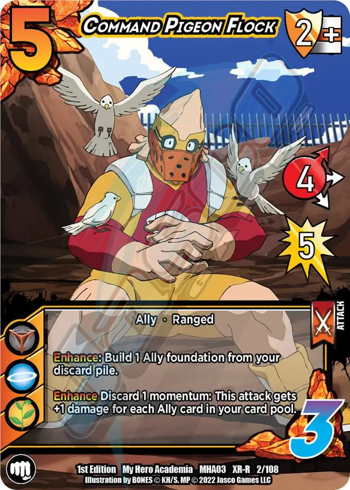 Command Pigeon Flock (XR) card front