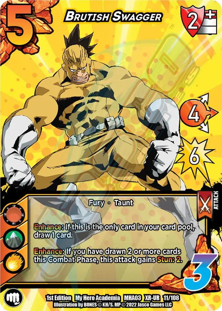 Brutish Swagger (XR) card front