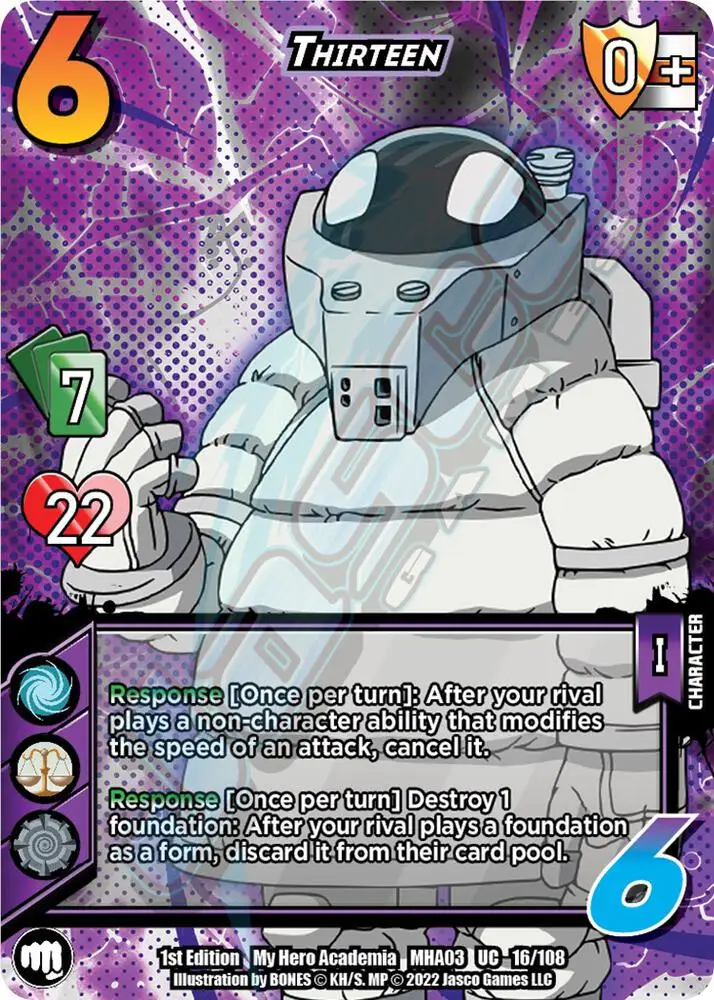 Thirteen card front