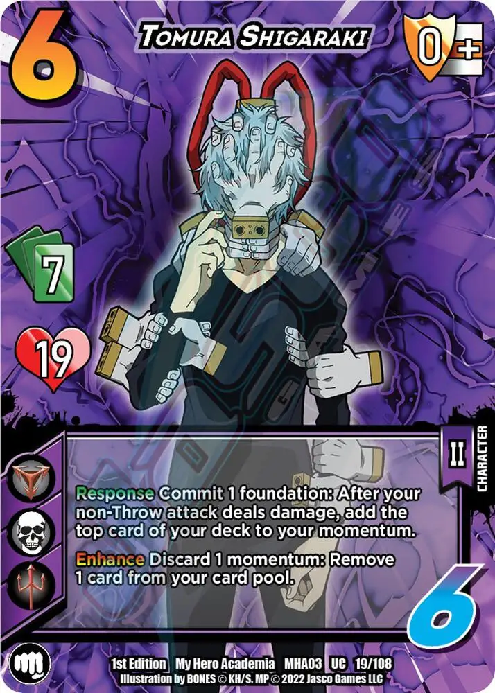 Tomura Shigaraki card front