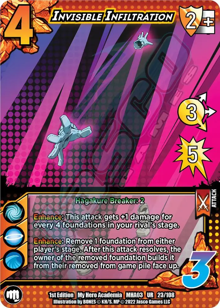 Invisible Infiltration card front