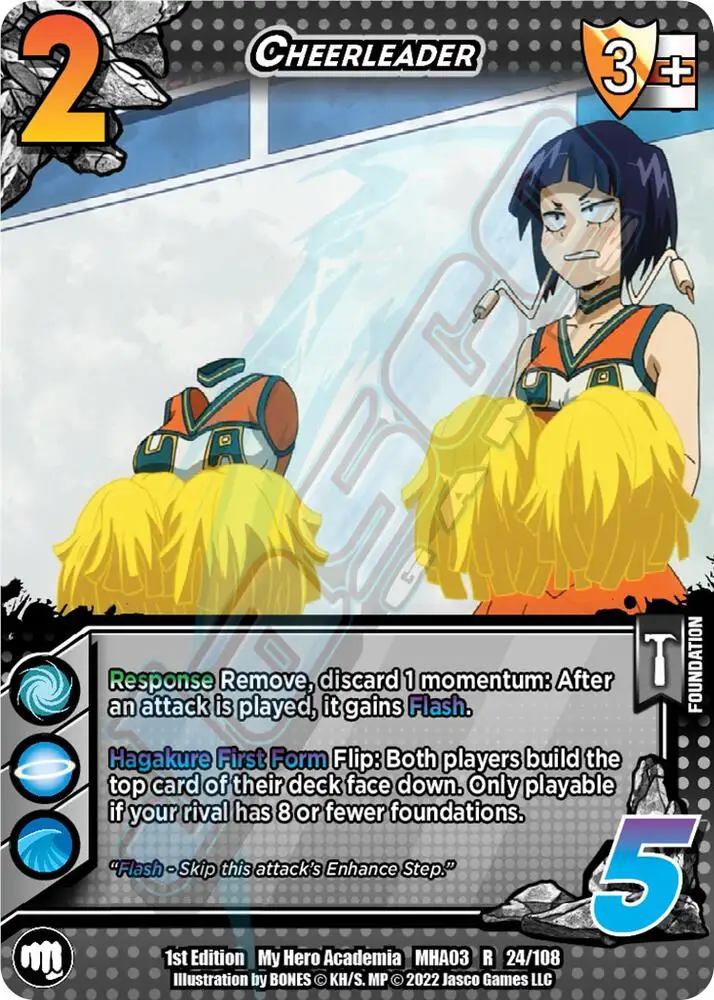 Cheerleader card front