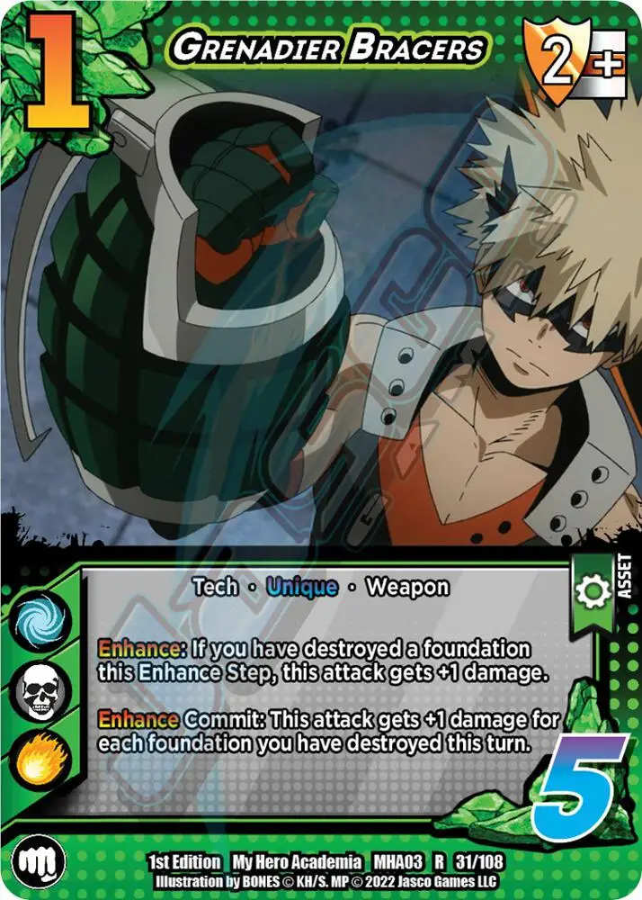 Grenadier Bracers card front