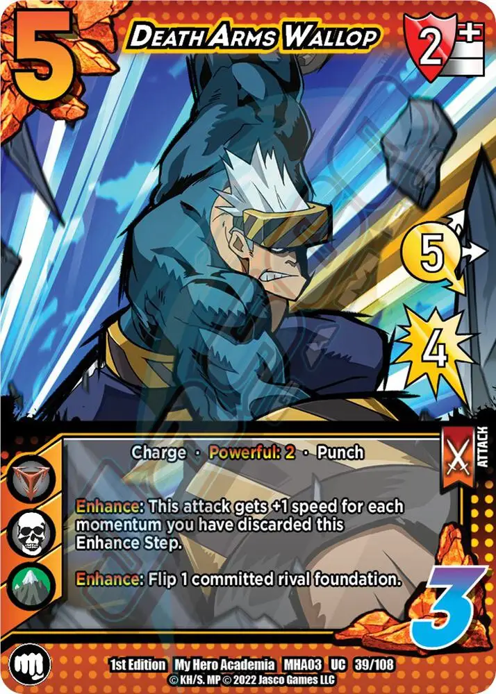 Death Arms Wallop card front