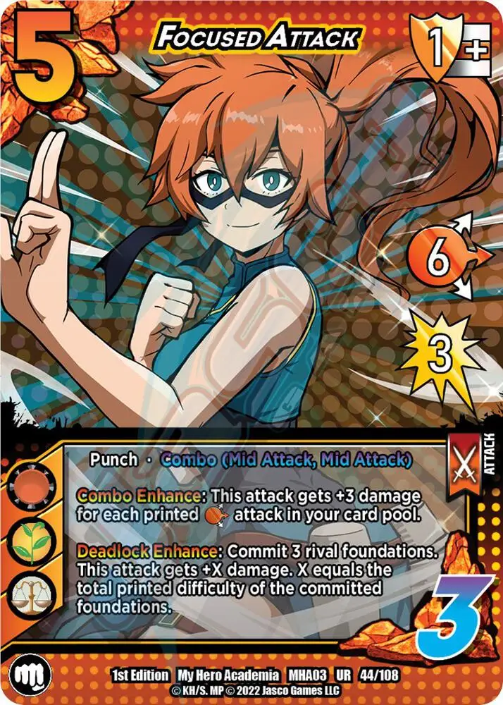 Focused Attack card front