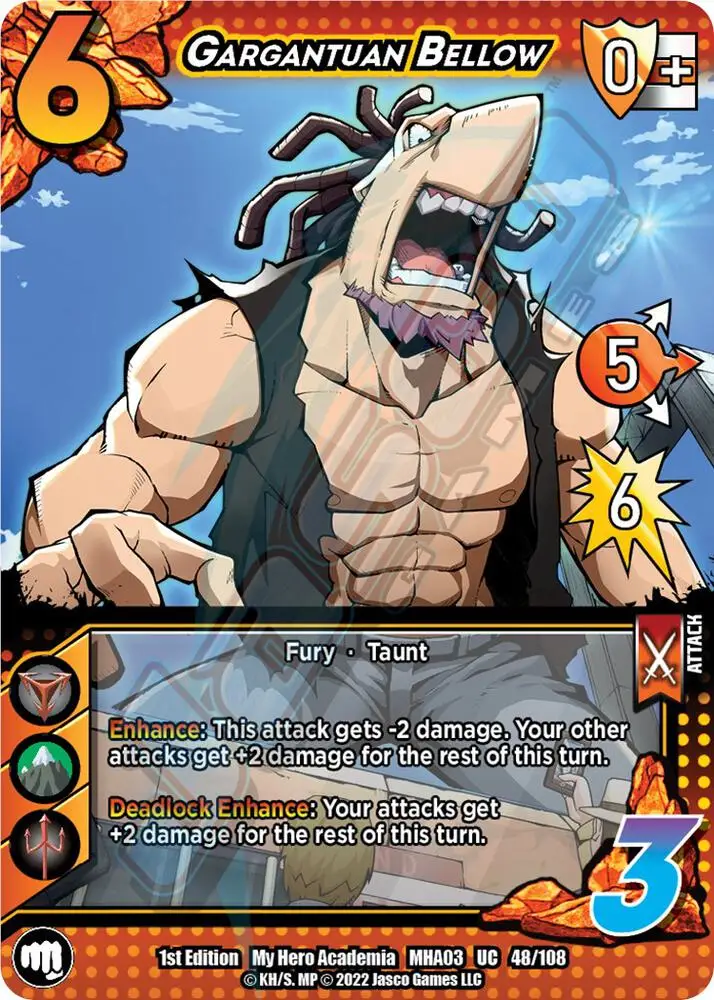 Gargantuan Bellow card front