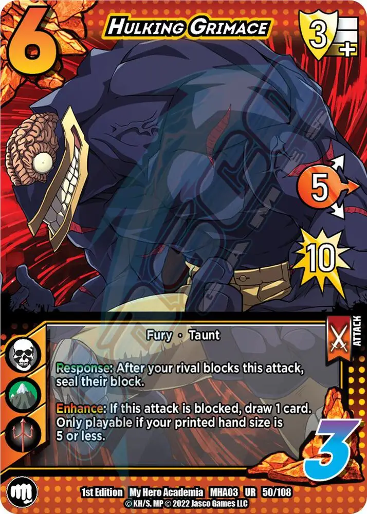Hulking Grimace card front