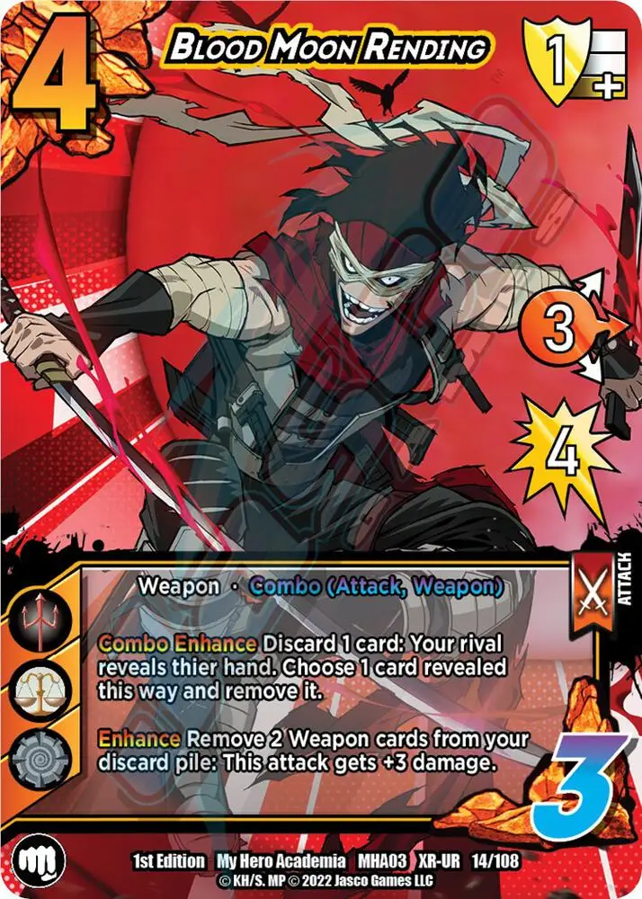 Blood Moon Rending (XR) card front