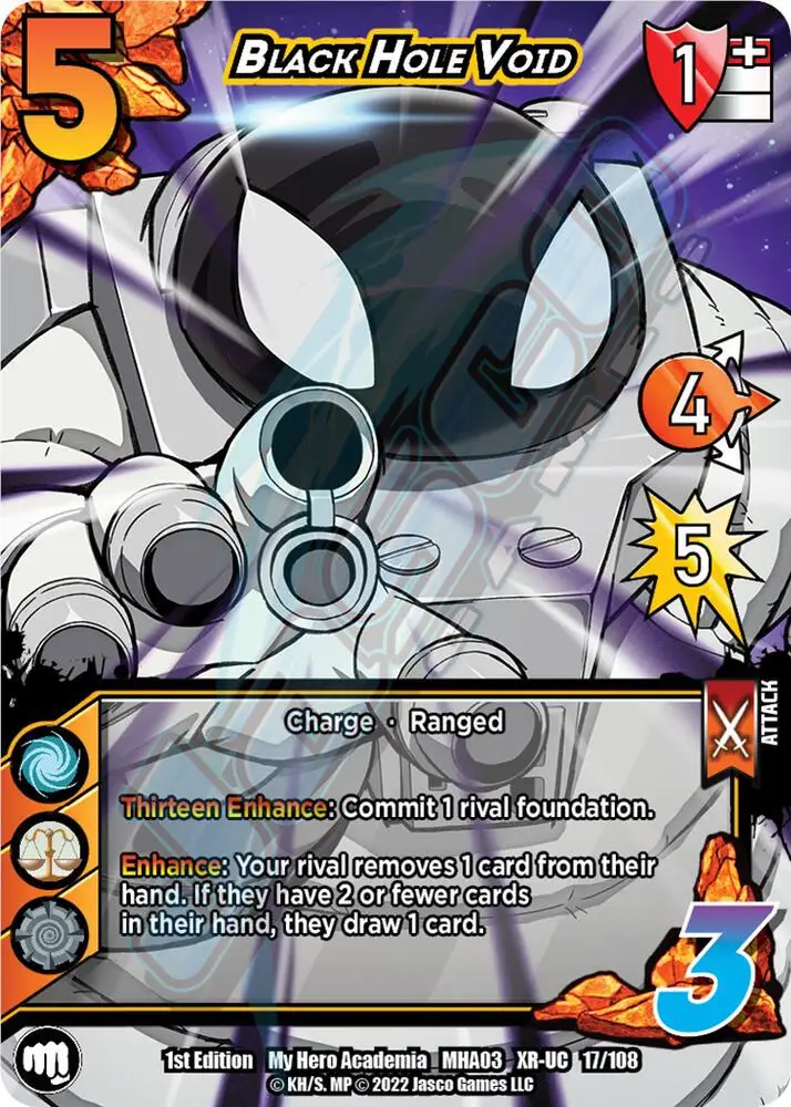 Black Hole Void (XR) card front