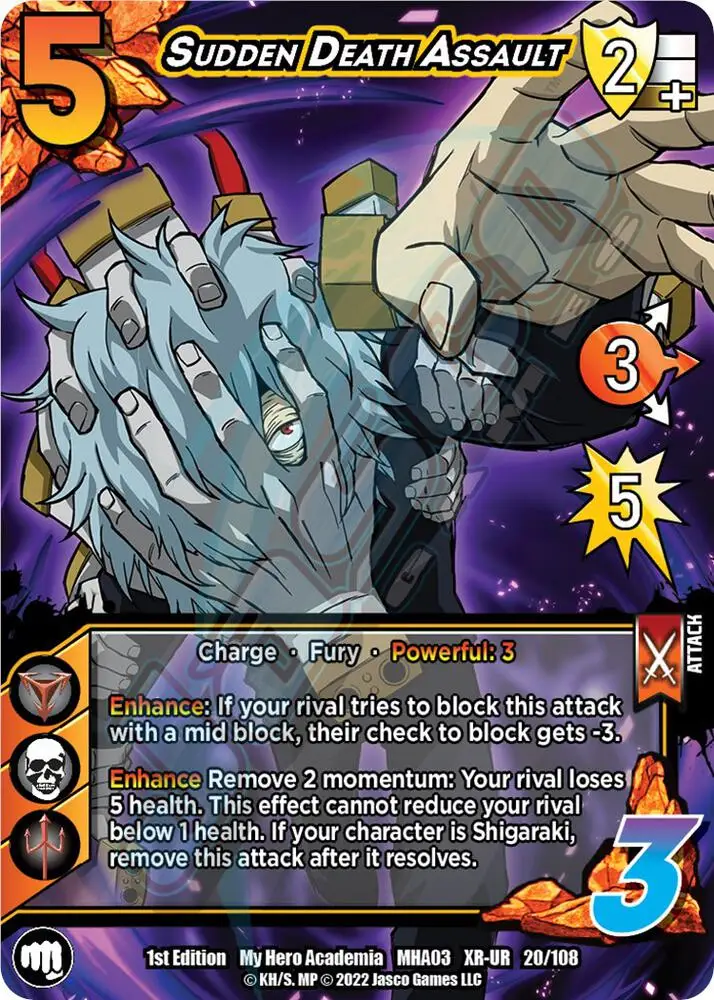 Sudden Death Assault (XR) card front