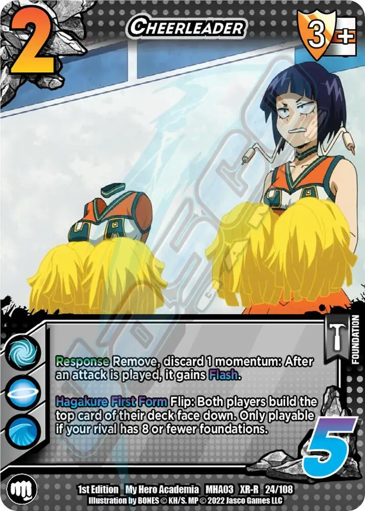 Cheerleader (XR) card front