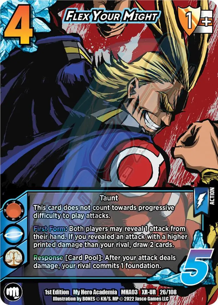Flex Your Might (XR) card front