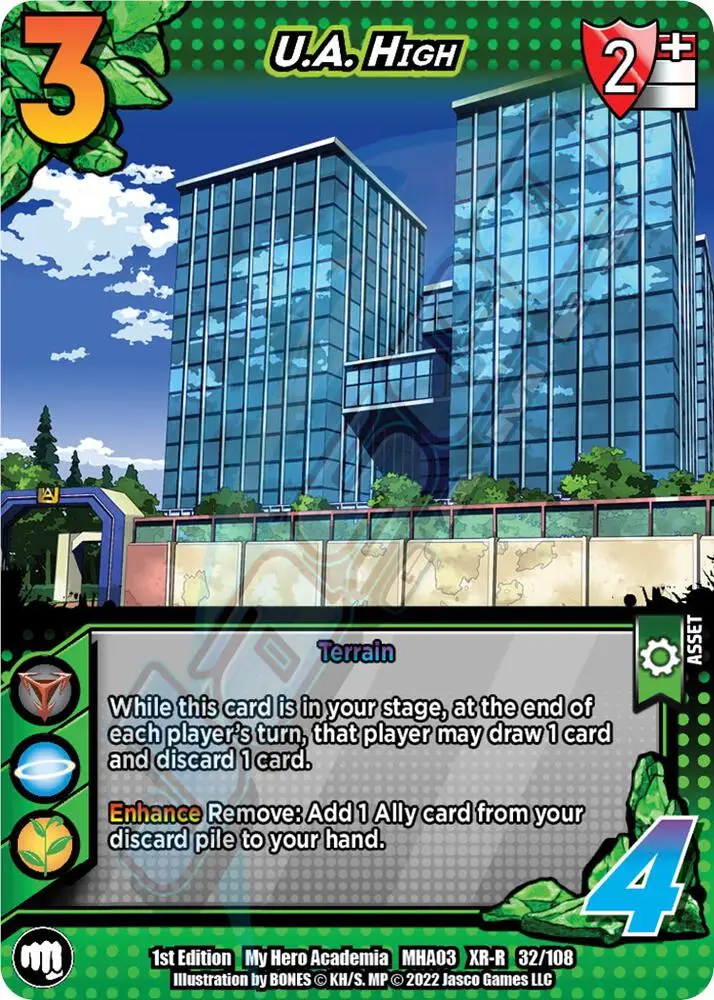 U.A. High (XR) card front